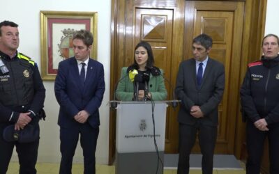 Núria Parlon tracta els temes de seguretat amb l’alcalde de Figueres