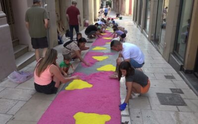 Figueres celebra el Corpus amb 18 catifes